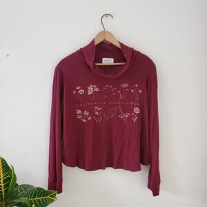 Cozy Printed California Wildflowers Long Sleeve